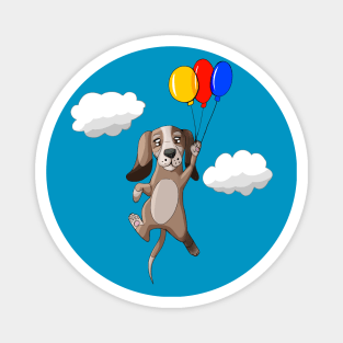 The Balloon Puppy Magnet